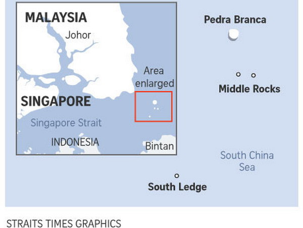 Vụ va chạm tàu làm dấy lên tranh chấp lãnh thổ Malaysia-Singapore ảnh 1