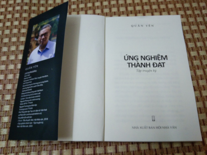 “Ứng nghiệm thành đạt” - Tập truyện ký đậm chất sử học và triết lý ảnh 2