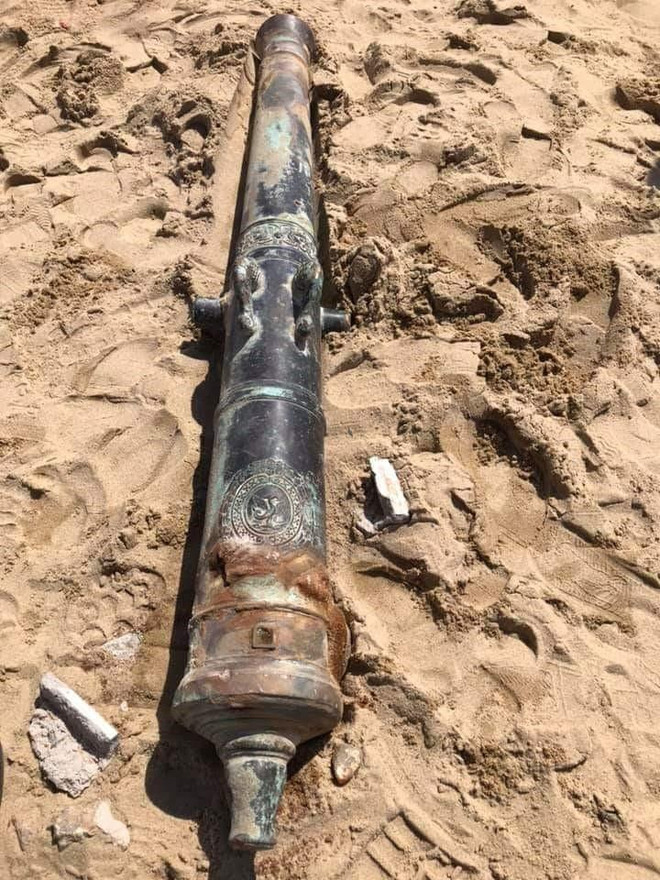 Thông tin mới về khẩu súng thần công vừa được phát hiện tại Đà Nẵng ảnh 1