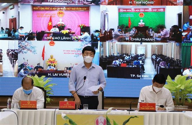 Đồng Tháp đề nghị áp dụng giãn cách xã hội theo Chỉ thị 16 ảnh 1