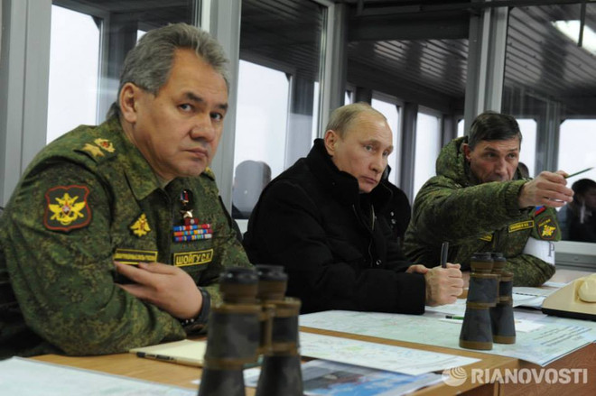 Tổng thống Putin trực tiếp thị sát quân đội Nga tập trận ảnh 7