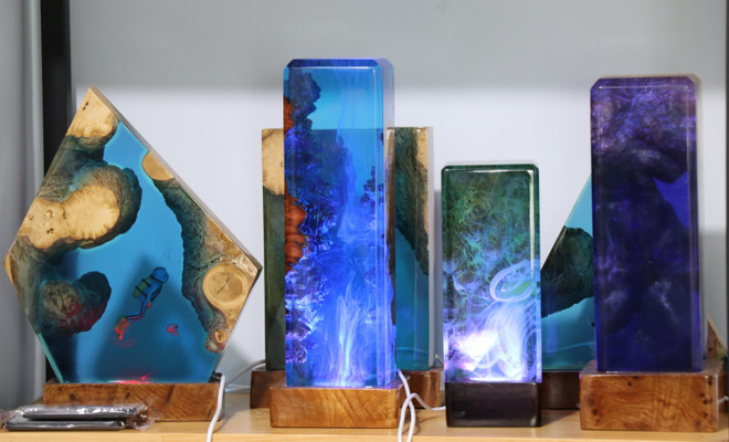 Gia Lai: Đam mê nghệ thuật Wood Resin của chàng trai phố núi ảnh 2