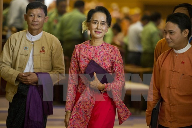 NLD: Bà Aung San Suu Kyi sẽ trở thành Ngoại trưởng Myanmar ảnh 1