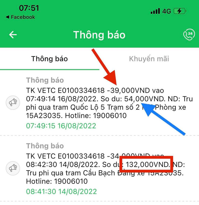 VETC lên tiếng khi bị chủ xe tố trừ tiền 2 lần trong tài khoản ảnh 1