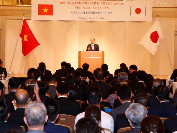 Thủ tướng dự Đối thoại chính sách kinh tế cấp cao Việt Nam-Nhật Bản ảnh 1
