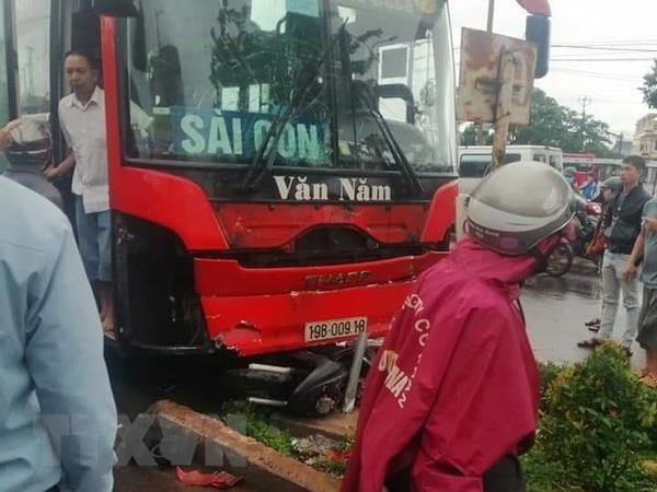 Tài xế xe khách lao vào đám đông chợ ven đường ở Gia Lai khai gì? ảnh 1