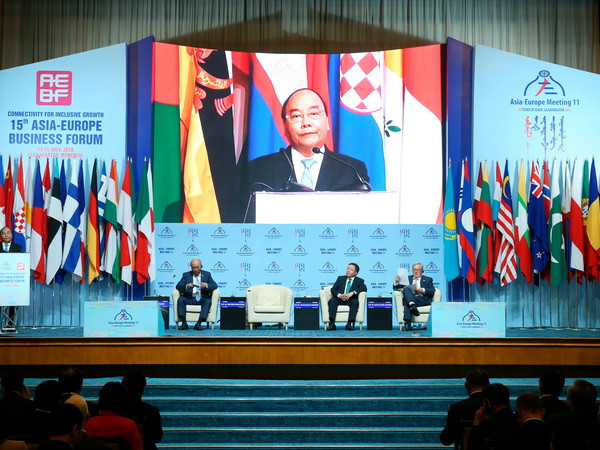 Thủ tướng Nguyễn Xuân Phúc dự Diễn đàn Doanh nghiệp Á-Âu lần thứ 15 ảnh 1