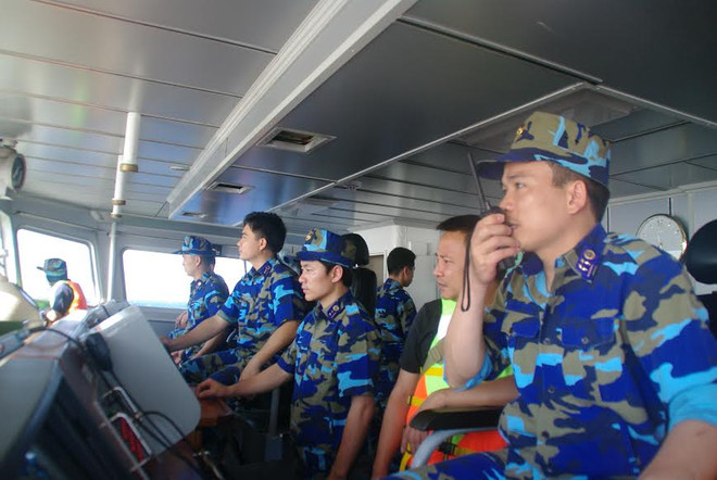 Lực lượng cảnh sát biển Việt Nam. (Nguồn: Vnews) Cập nhật diễn biến tại nơi Trung Quốc đặt Hải Dương-981 ảnh 2