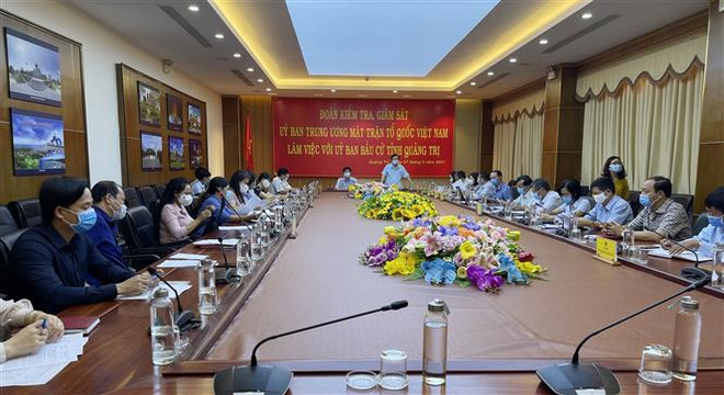 Kiểm tra, giám sát công tác bầu cử tại hai tỉnh Ninh Bình và Quảng Trị ảnh 1