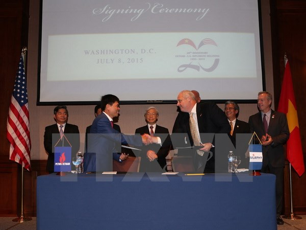 Petrovietnam ký thỏa thuận hợp tác với Murphy Oil Hoa Kỳ ảnh 1