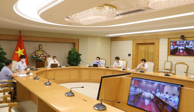 Phó Thủ tướng Vũ Đức Đam, Trưởng Ban Chỉ đạo Quốc gia phòng, chống dịch COVID-19 chủ trì. (Ảnh: Nguyễn Điệp/TTXVN) Đà Nẵng nỗ lực chặn chuỗi lây nhiễm, Đồng Nai chốt chặt các cửa ngõ ảnh 1