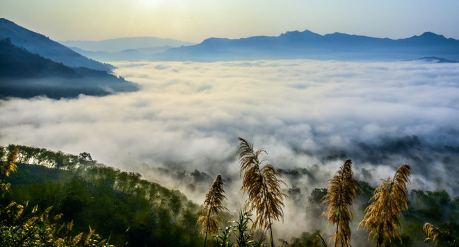[Photo] Ngắm nhìn biển mây thơ mộng trên đèo Tằng Quái ảnh 3