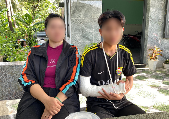 Phú Yên: Điều tra vụ một nam sinh bị đánh gãy tay trong sân trường ảnh 1