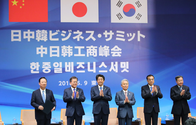 Tổng thống Hàn Quốc đề cao hợp tác thương mại ba nước Đông Bắc Á ảnh 1