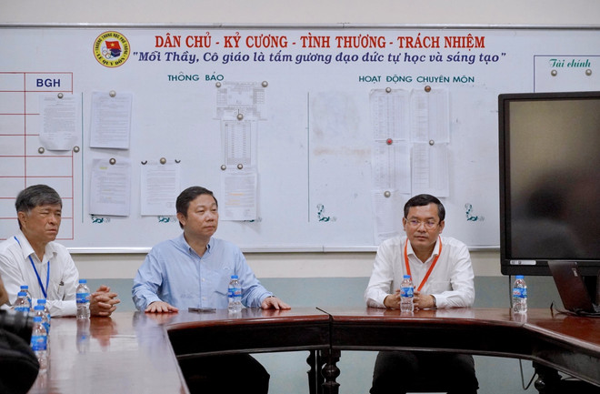 Kiểm tra công tác chuẩn bị kỳ thi tốt nghiệp THPT 2022 tại TP.HCM ảnh 1