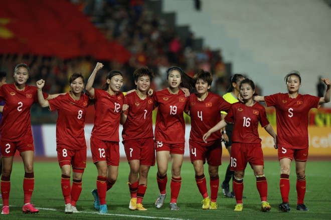 Sau SEA Games, Đội tuyển Việt Nam sẽ tập trung cho World Cup 2023. (Ảnh: Minh Quyết/TTXVN) SEA Games 32 là bước đà để Đội tuyển Nữ Việt Nam hướng tới World Cup ảnh 1