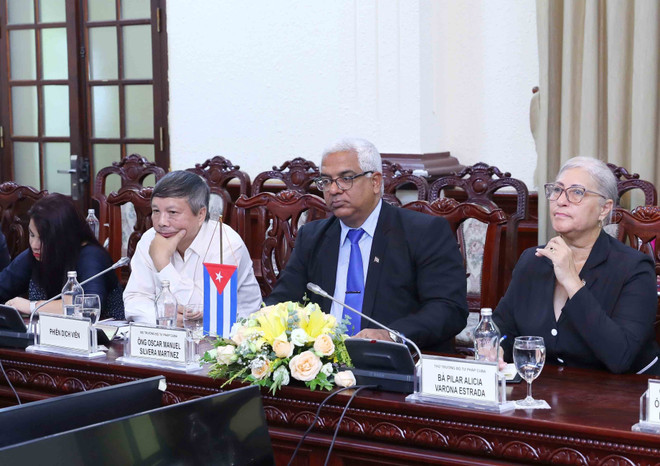 Việt Nam sẵn sàng chia sẻ với Cuba về tổ chức thi hành pháp luật ảnh 3