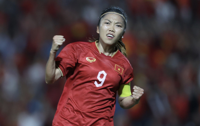 Huỳnh Như sẽ là niềm hy vọng lớn nhất của Việt Nam ở World Cup. (Ảnh: Hoàng Linh/TTXVN) SEA Games 32 là bước đà để Đội tuyển Nữ Việt Nam hướng tới World Cup ảnh 3