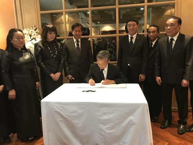 Lễ viếng nguyên Tổng Bí thư Đỗ Mười tại Thái Lan và Hàn Quốc ảnh 2