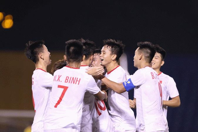 U18 Việt Nam đã có 6 điểm sau 3 lượt trận. (Nguồn: VFF) Hạ Singapore, U18 Việt Nam sẵn sàng cho trận gặp U18 Thái Lan ảnh 1