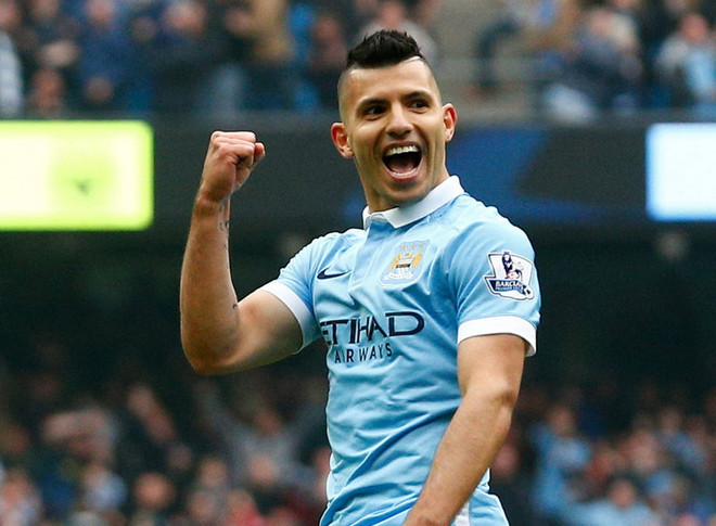 Sergio Aguero đi vào lịch sử trong ngày Man City lên ngôi đầu ảnh 1