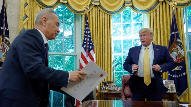 Mỹ và Trung Quốc chuẩn bị ký thỏa thuận thương mại 'giai đoạn 1' ảnh 1