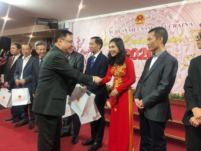 Đại sứ quán Việt Nam tại Ukraine tổ chức mừng xuân Canh Tý 2020 ảnh 1