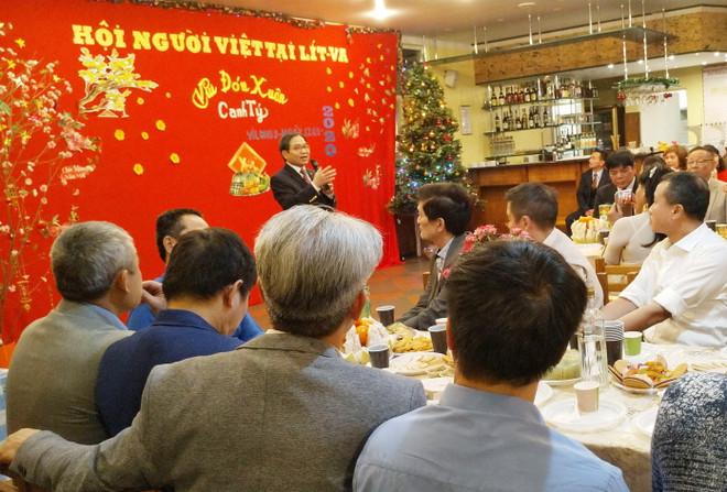 Cộng đồng người Việt tại Litva gặp mặt mừng xuân Canh Tý 2020 ảnh 1