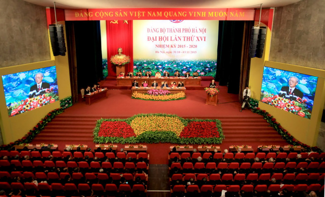 Khai mạc Đại hội đại biểu Đảng bộ thành phố Hà Nội lần thứ XVI ảnh 2