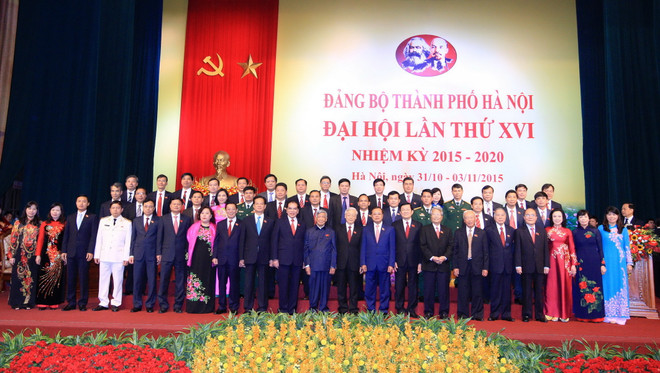 Khai mạc Đại hội đại biểu Đảng bộ thành phố Hà Nội lần thứ XVI ảnh 3