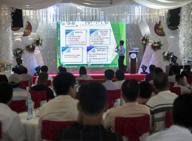 Cà Mau: Công bố mô hình nuôi tôm hiệu quả bền vững của Âu Mỹ AEC ảnh 1