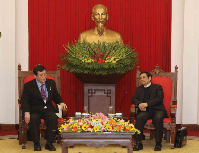 Trưởng Ban Tổ chức Trung ương tiếp Đoàn Nghị sỹ Quốc hội Nhật Bản ảnh 1