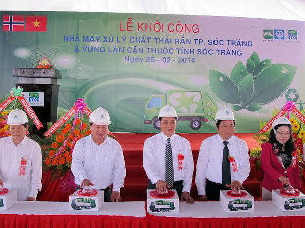 Khởi công nhà máy xử lý chất thải rắn tại Sóc Trăng ảnh 1