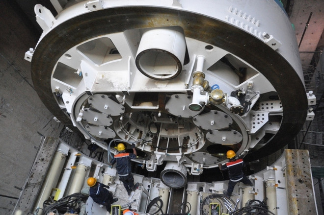 Robot TBM đào đường hầm “khủng” tuyến Metro TP.HCM dự kiến ngày 26/5 ảnh 1