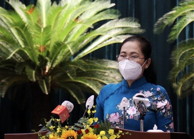 Khai mạc Kỳ họp thứ ba HĐND Thành phố Hồ Chí Minh nhiệm kỳ 2021-2026 ảnh 1