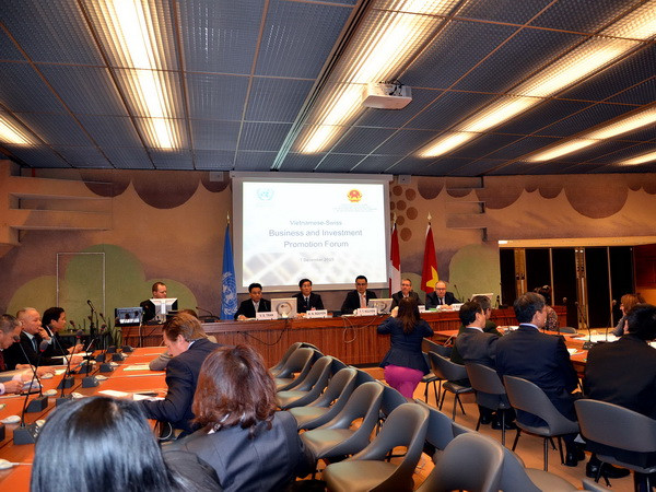Diễn đàn xúc tiến đầu tư và thương mại Việt Nam-Thụy Sĩ ảnh 1