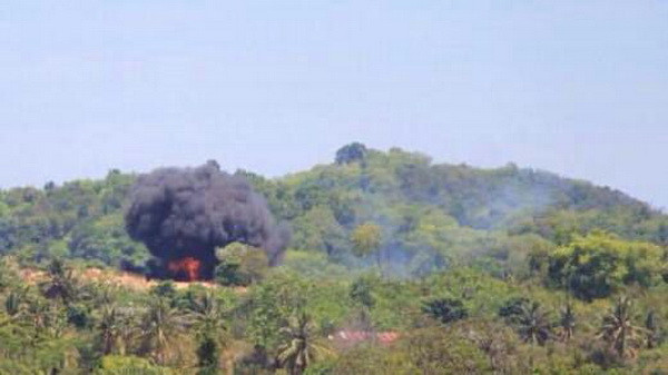 Máy bay Indonesia đâm nhau trong khi luyện tập ở Langkawi ảnh 1