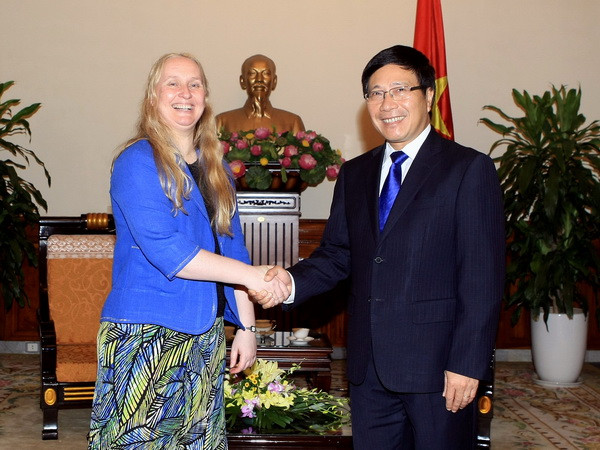 Phó Thủ tướng tiếp Thứ trưởng Ngoại giao và Thương mại New Zealand ảnh 1