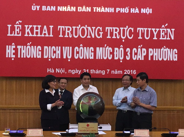 Hà Nội khai trương Hệ thống dịch vụ công mức độ 3 cấp phường ảnh 1