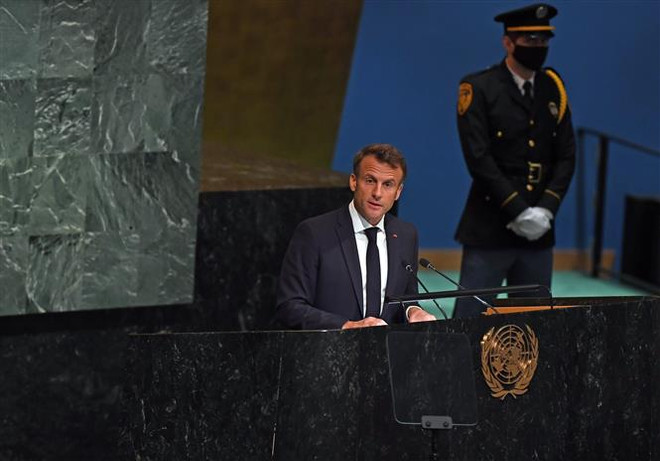 Tổng thống Pháp hối thúc Nga đàm phán về vấn đề Ukraine ảnh 1