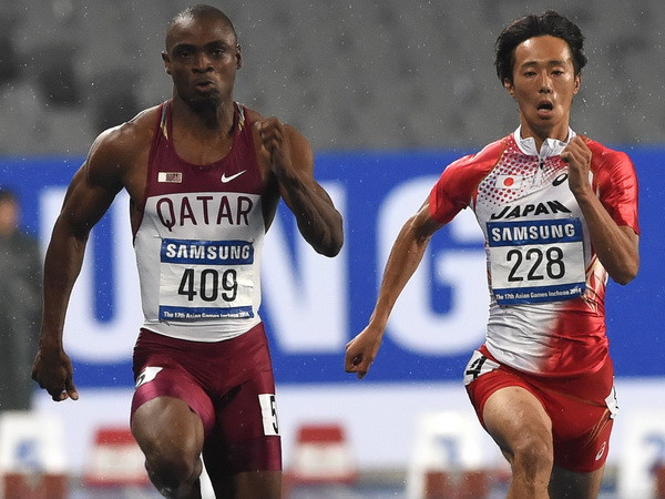 Vận động viên Qatar phá kỷ lục châu Á chạy cự ly 100m nam ảnh 1