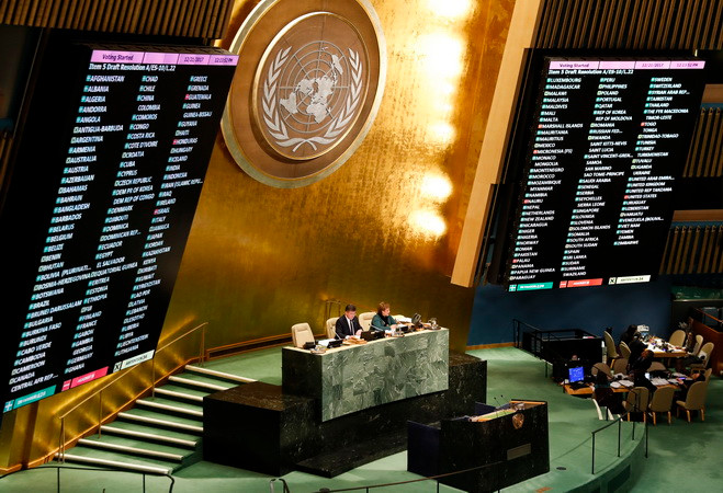 Các nước phản ứng trước nghị quyết về Jerusalem của Đại hội đồng LHQ ảnh 1