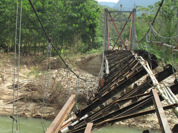 Bình Định rà soát, kiểm tra toàn bộ cầu treo, cầu dân sinh ảnh 1