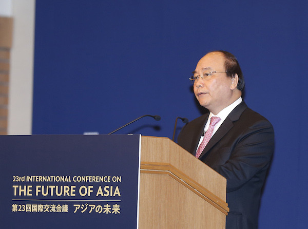 Thủ tướng Nguyễn Xuân Phúc phát biểu mở đầu Hội nghị Tương lai châu Á ảnh 1