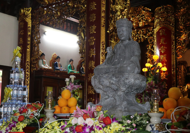 Bắc Ninh: Pho tượng Quan âm được khắc niên đại sớm nhất Việt Nam ảnh 1