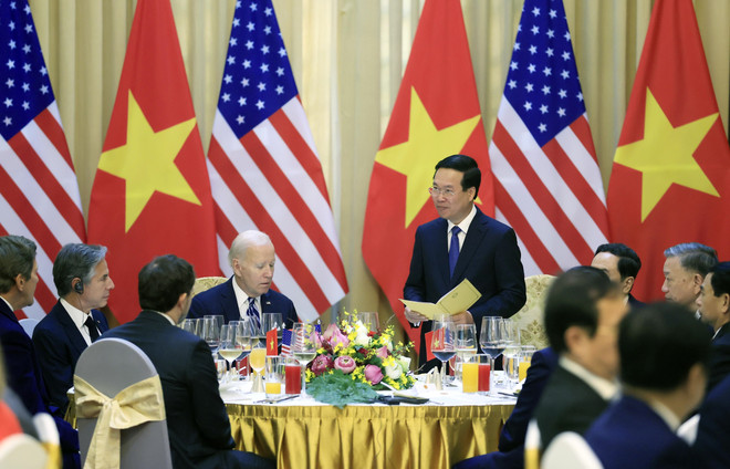 Chủ tịch nước Võ Văn Thưởng chủ trì chiêu đãi Tổng thống Joe Biden ảnh 2