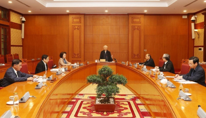 Tổng Bí thư, Chủ tịch nước chủ trì họp Tiểu ban Nhân sự Đại hội XIII ảnh 1