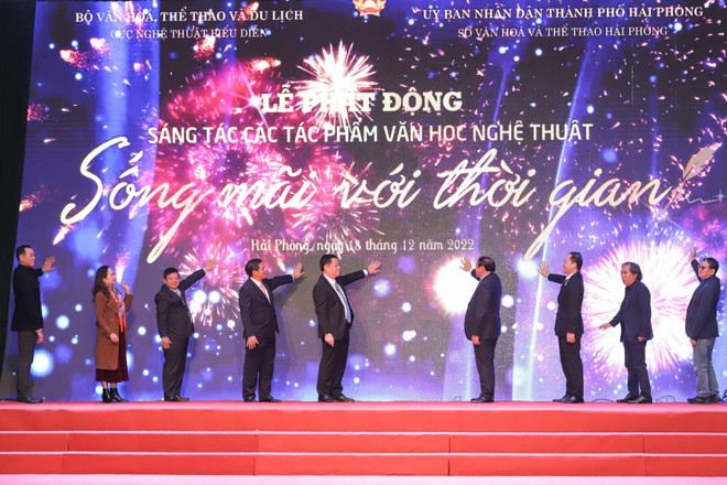 Tổ chức Trại sáng tác văn học nghệ thuật "Sống mãi với thời gian" 2023 ảnh 1