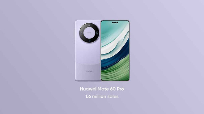 Huawei bán 1,6 triệu chiếc điện thoại Mate 60 Pro chỉ trong 6 tuần ảnh 1