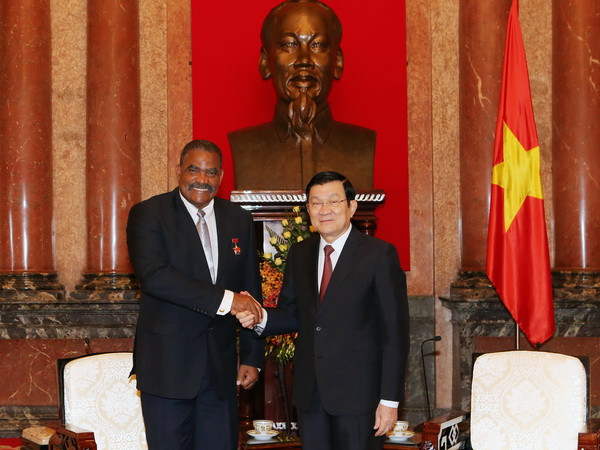 Chủ tịch nước tiếp Chánh án Tòa án Nhân dân Tối cao Cuba ảnh 1